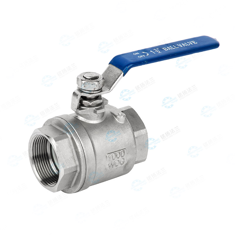 二片式絲扣球閥